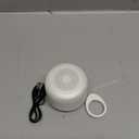 Bobtot Portable Bluetooth Speakers with Strap Easy to Carry, Wireless IPX5 Waterproof Mini Speaker with Loud Stereo Sound, 20 Hours Playtime, Rechargeable Battery, Built-in Microphone, White