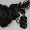 Bundles Human Hair Loose Wave Bundles 16 18 20 inch #1B Loose Body Wave Bundle Brazilian Remy Human Hair Bundle