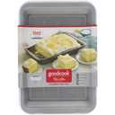 GoodCook Everyday Nonstick Steel Oblong Pan with Lid, 9" x 13", Gray