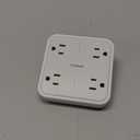 Multi Plug Outlet Splitter, TESSAN Widely Spaced Outlet Extender with 4 AC, Wall Plug Expander Surge Protector for Home, Office, Dorm Essentials