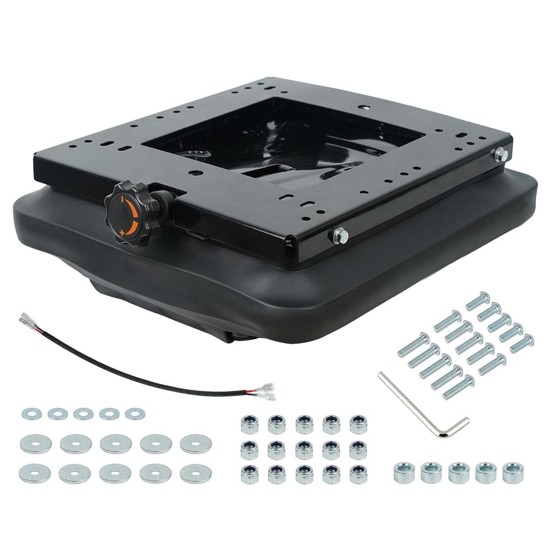 Seat Suspension Kit Without Seat Slider for Zero Turn Lawn Mower Tractor Forklift, Compatible with Most Aftermarket Seats