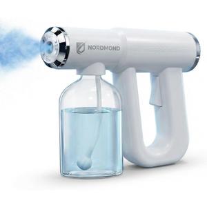 The Original Disinfectant Fogger Machine - Professional Sanitizer Sprayer - ULV Atomizer & Nano Steam Gun Rechargeable Barber Spray Gun with Blue Light V2
