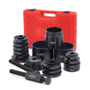 Orion Motor Tech Wheel Bearing Press Kit for Front Wheel Drive Bearing Removal & Installation, 24pc Wheel Bearing Puller Tool Set with Sliding Screws Universal Bushings Sleeves Storage Case