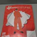 fun shack Prisoner Costume Men,Inmate Costume Men, Convict Costumes, Halloween Costumes for Adults (Medium)