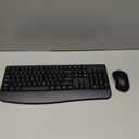 Wireless Keyboard and Mouse Combo, EDJO 2.4G Full-Sized Ergonomic Computer Keyboard with Wrist Rest and 3 Level DPI Adjustable Wireless Mouse for Windows, Mac OS Desktop/Laptop/PC
