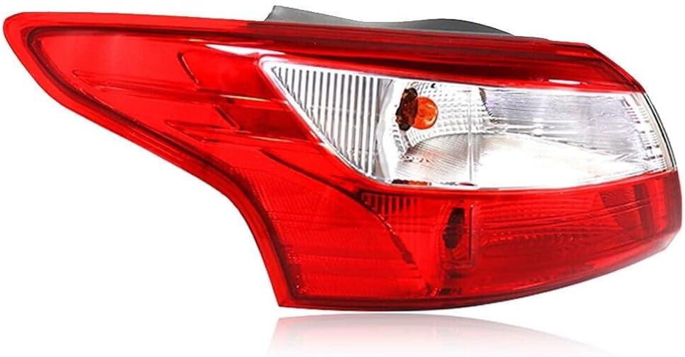 Tail Light Lamp Rear Brake Lamp Stop Indicator Light For Ford Focus Sedan 2012 2013 2014 with Bulb (Left Driver Side)