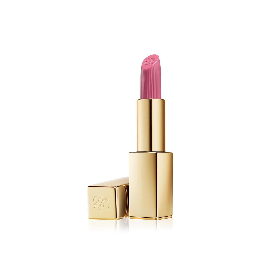 Este Lauder Pure Color Long-Lasting Hi-Lustre Lipstick | Shimmer Finish (221 Pink Parfait - A light pink with a blue-white sheen)