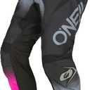 Women's Element Racewear Pants, Black/Gray/Pink 7/8 (29-30)