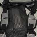 Running Vest with 2L Water Bladder, Hydration Backpack, USA Original Patent, Lightweight Hydration Pack with Gear Holder, Reflective Chest Pack for Men Women for Marathon (Medium-Large, Gray)