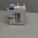 simplehuman 9 oz. Touch-Free Rechargeable Sensor Liquid Soap Pump Dispenser, Brushed Stainless Steel