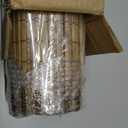 UNISHADES Cordless Bamboo Roman Shades for Windows, Blinds Size (20" W 64" H) Colour (Highfield Teak)