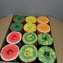 Gaias Premium and Soft Fruit TP Organic Bamboo Toilet Paper | 48 Mega Rolls, 3 Ply, 370 Sheets | FSC Certified, PFAS & BPA Free, Eco-Friendly, Sustainable Tissue - Plastic Free, Septic Safe, Vegan