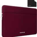 RAINYEAR Laptop Sleeve Case 13.3 Inch, Protective Portable Case with Front Pocket, Briefcase Handbag Laptop Bag Compatible with MacBook Air/Pro 13-13.3 inch, MacBook Pro 14 inch, Red