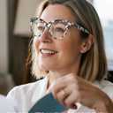 OUKEMAX 3-Pack Women's Reading Glasses with Blue Light Blocking and Anti-Glare Features A6