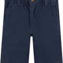 Levi Strauss Signature Gold Boys' Pull on Uniform Shorts (Medium, India Ink)