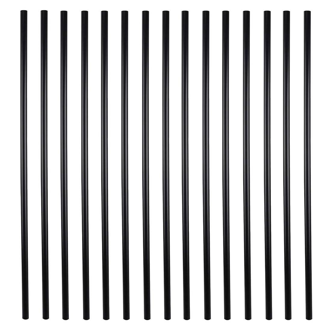 Myard 29 Inches Classic Hollow Round Iron Deck Balusters Furniture for Deck Railing Porch Staircase Banister Balustrade (25-Pack, Matte Black)