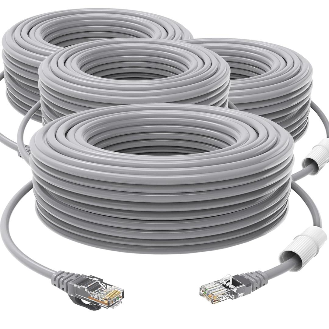 cat 5 ethernet Cable 100 ft Internet Cable (30 Meter) CAT5 poe Camera cat5 Indoor Outdoor ethernet Cable Network Cable (Pack of 1)