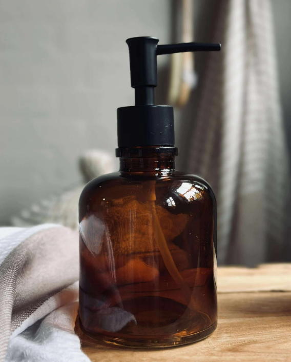 Dispenser Med Pumpe - Brunt glass