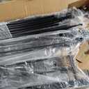 Mixcous Full Over Full Metal Bunk Bed for Adults & Kids, Convertible to 2 Separate Full Size Beds, Heavy Duty Bunk Bed Frame with Full-length Guardrail & EVA Padded Ladder, No Box Spring Needed, Black