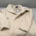 Tomosc Women Double Breasted Short Peacoat Winter Oversized Notched Lapel Cropped Wool Blend Coat Jacket with Pockets, S