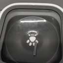 LumoLeaf No Spill Water Bowl for Dogs, Slow Feeder for Messy Drinkers, Drip-Free, Splash-Proof Design (Grey, 35oz)