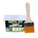 E-SDS Masking Liquid Tape, 16 fl.oz Masking Liquid, Transparent Peelable Coating for Window Painting, with a Brush