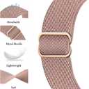 Stretchy Nylon Band Compatible with Apple Watch Band 38mm 40mm 41mm Women Men, Adjustable Sport Elastic Replacement Strap for iWatch Series 8 7 6 5 4 3 2 1 SE, 16 pack
