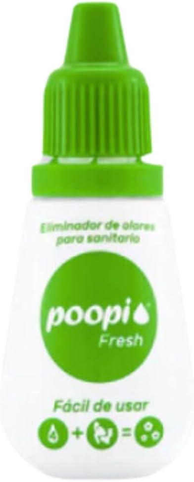 Drops - Before you go - Toilet Drops - Deodorizer odor eliminator - Toilet freshener - Say Goodbye to bad odors with Poopi toilet odor eliminator (Fresh)