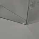 Youeon Large Acrylic Donation Box with Lock, 6.7 x 5 x 16 in Clear Suggestion Box with Slot and Lock, Ballot Tin with Sign Holder for Tip, Comment, Voting, Charity, Fundraising