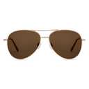 Peepers by PeeperSpecs unisex adult Ultraviolet Reading Sunglasses, Gold, +2.00
