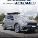300LBS Lockable Roof Rack Cross Bars for 2018-2026 Tiguan (Not for Limited) & Taos 20222026, Heavy Duty Aluminum Crossbar for Cargo Luggage Kayak Bicycles Canoe, 2 Pcs