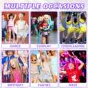 Girls Metallic Shorts Shiny Hot Pants for Dance Gymnastics Sparkly Shorts with Sunglasses (Silver)