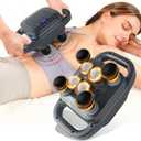 Massage Gun, Deep Tissue Percussion Massager with 9 Intensity Levels for Neck, Back, Shoulders, Legs Pain Relief & Recovery in Office, Family and Traveling (8 Head Massage Gun)