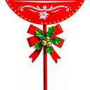 Vigdur Merry Christmas Sign - 34" Lighted Metal Holiday Ball Decoration Battery Operated with Timer, Christmas Yard Decorations for Indoor Outdoor Yard Lawn Party Holiday Dcor