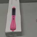 Aima Beauty One Step Hair Dryer & Volumizing Hot Air Brush, Ceramic Straightener Brush, Curler & Hot Comb 4 in 1 Salon Ionic Hair Brush, Rose Pink