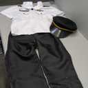 Dress Up America Pilot Costume for Kids - Airline Captain Uniform - Career Day Dress Up for Children Size M