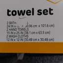 Smart Way Towel Set - White, 6 pc