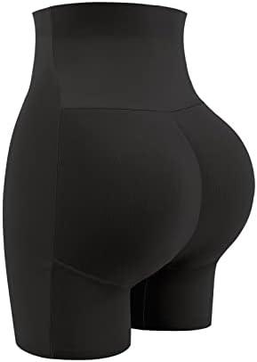 JOYSHAPER Womens Padded Underwear Butt Lifter Panties Seamless Shapewear Tummy Control High Waist Hip Pads Enhancer Shorts S