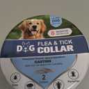 Dog Flea Collar, Flea Collars for Dogs, Natural Flea Tick Collar, 8 Months Protection, Adjustable Size, 2P