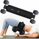 Bosaen Hip Thrust Belt, Hip Thrust Belt for Dumbbells Heavy, Booty Belt for Hip Thrust with 6.5mm Thick Non-slip Padding & 400lbs Load-Bearing, Hip Thrust Band for Gym, Home Workouts, Dumbbell, Kettlebells