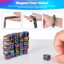Magnetic Chess Game with 80 Travel-Stones, Magnet Game,Magnet Rocks Desk Stress Relief Toy and Fidget Toys Adults,Holiday Stocking Stuffer, Stress Relief Present.
