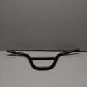 BMX Handlebar Swallow Shaped High-Carbon Steel 585mm 22.2mm Handle Bar Bicycle Parts Bike Accessories,Black, (WS01-CBBK-A)