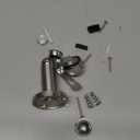 45mm Base Home Dcor 115mm High Wall Mount Stainless Steel Door Stop Doorstops Stopper Bumper