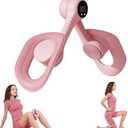 Pelvic Floor Trainer Women, 2025 New Upgraded Thigh Trainer, Intelligent Counting, 360 Rotation, Anti Slip Design, Thigh Toner Workout (Pink)