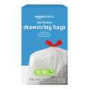 Amazon Basics Flextra Strength Tall Kitchen Drawstring Trash Bags, Fresh Scent, Tear Resistant, 13 Gallon, 50 Count