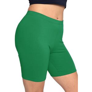 STRETCH IS COMFORT Biker Shorts for Women | Women's Athletic Workout Shorts | Cotton | Small - 5X (Medium)