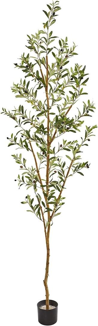 Nearly Natural 82in Olive Artificial Silk Trees