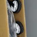 Seina Heavy Duty Collapsible Folding Powder Coated Steel Frame Compact Outdoor Garden Camping Utility Wagon with 150 Pound Load Capacity, Black