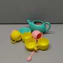 JOYIN 18PCS Pretend Tea Party Set Play Food Accessories BPA Free, Phthalates Free, Plastic Tea Set, Mini Kitchen for Kids, Gifts for Toddler Boys Girls, Gift for Christmas