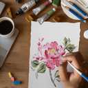 100 Pcs Textured Paper 4 x 6 inch, Cold Press Watercolor Paper 140lb/300 GSM,Textured Handmade Paper for Watercolors,Cards,Crafts,Wedding Invitations